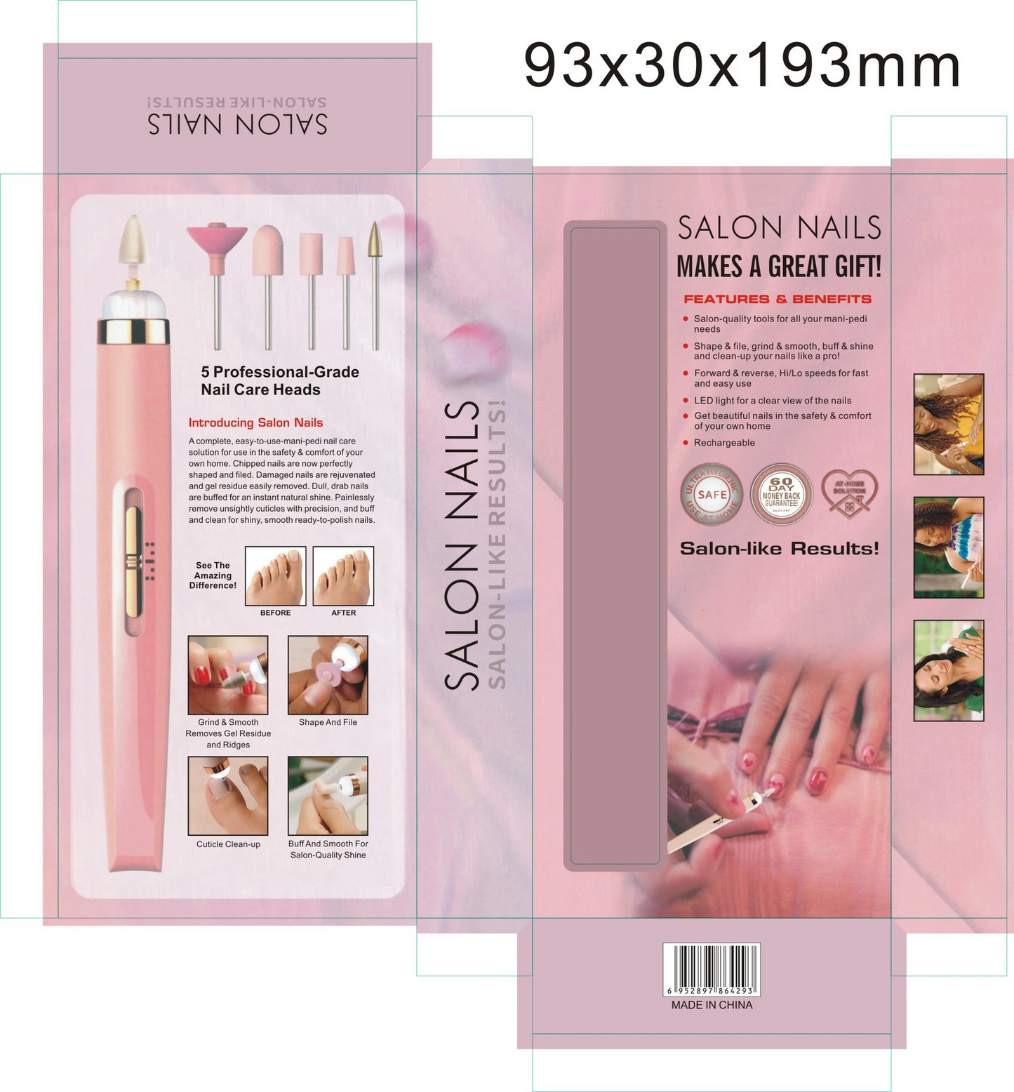 5 in 1 Nail Care Saloon Kit